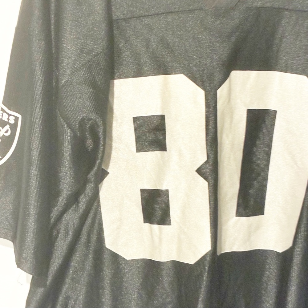 Jerry Rice Jersey‎ Men’s 2XL 80 NFL Football Black Reebok Raiders - Picture 2 of 4